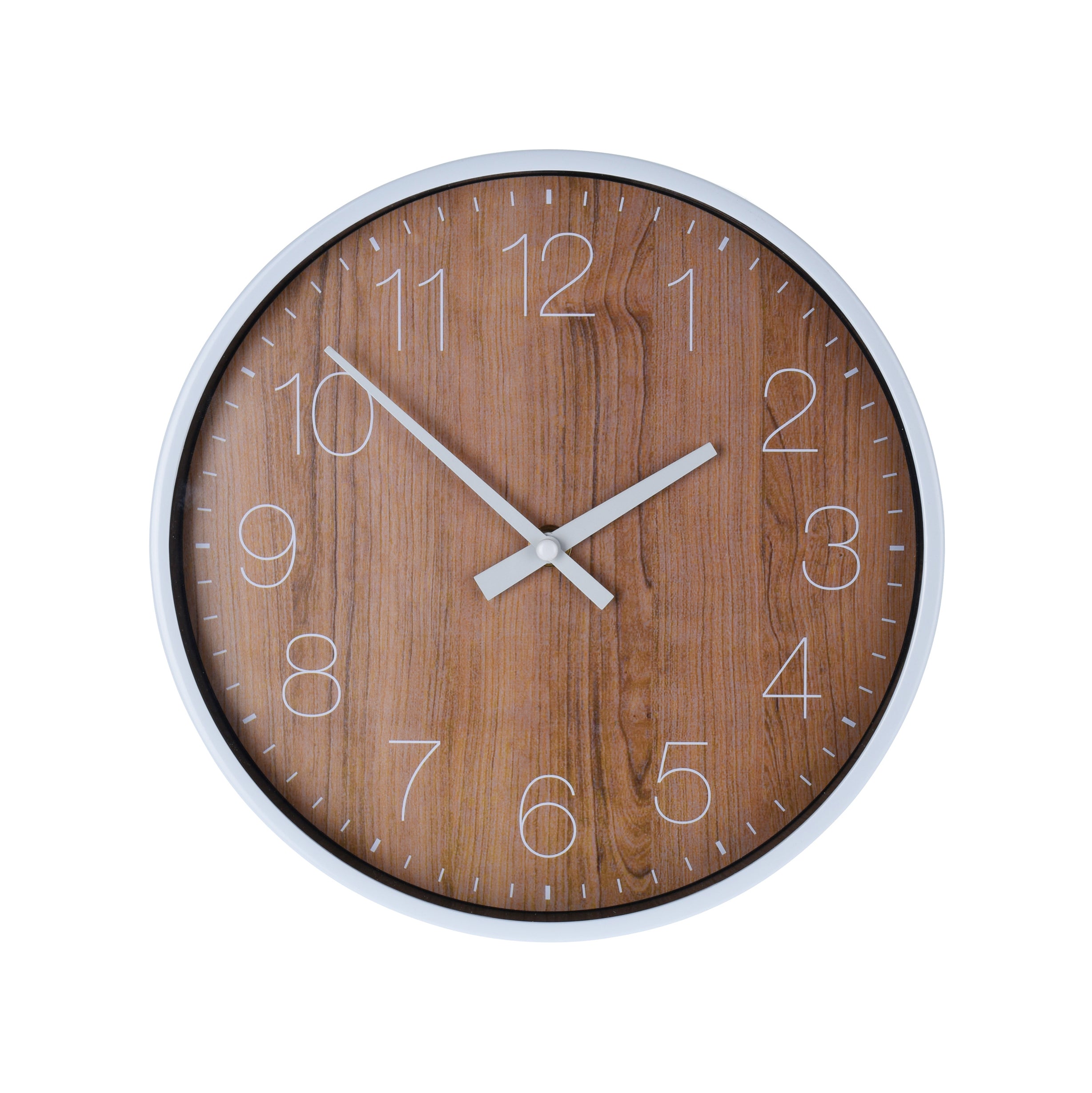 Wanduhr in Holzoptik Design 25 cm