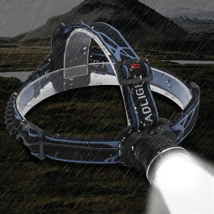 1000LM Starke Kopflampe mit Zoom Scheinwerfer