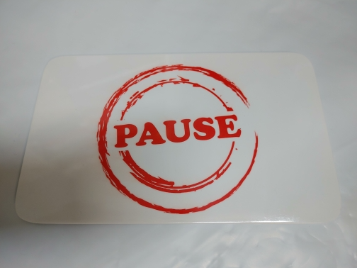 Frühstücksbrettchen Motiv Pause | #Elektroniktrade.ch#