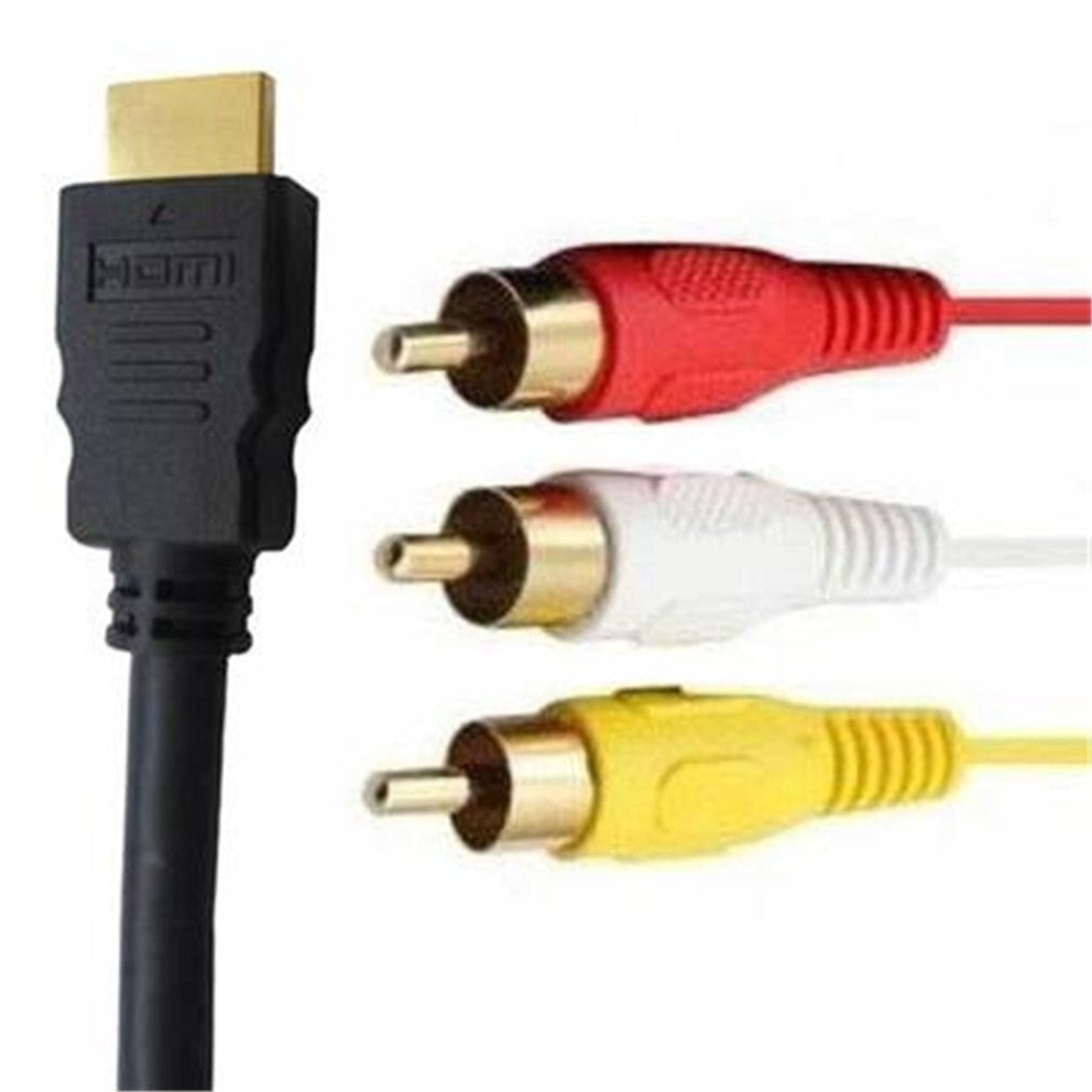 HDMI auf VGA / RCA Chinch Adapter Kabel 1m | #Elektroniktrade.ch#