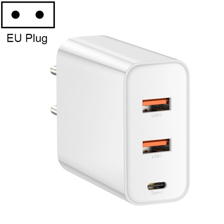 BASEUS 60W PPS 3-Port (Dual USB + USB-C / Typ C) Schnellladegerät Elektroniktrade Switzerland