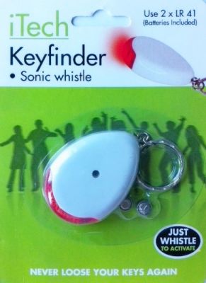 Schlüsselbund reagiert auf Ton. Schlüsselfinder