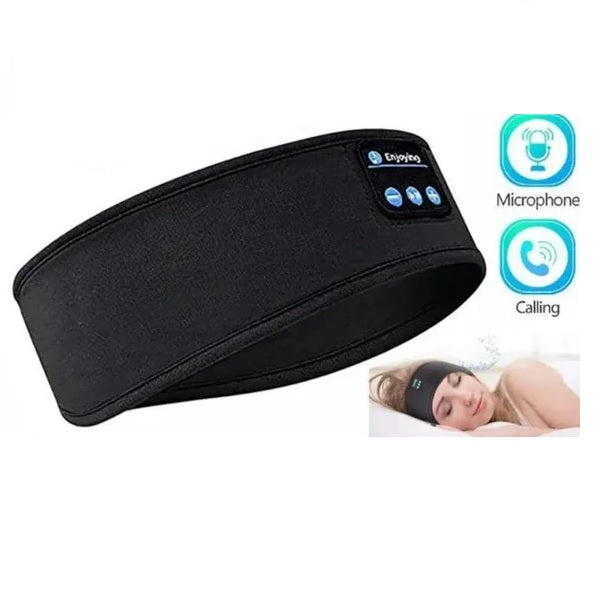 Elastisches Bluetooth-Stirnband & Augenmaske mit Lautsprecher