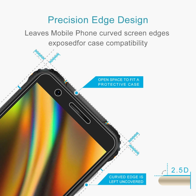 Blackview Für Blackview BV5100 Pro 1 Stk 0,26 mm 9H 2,5 D gehärtete Glasfolie Elektroniktrade Switzerland