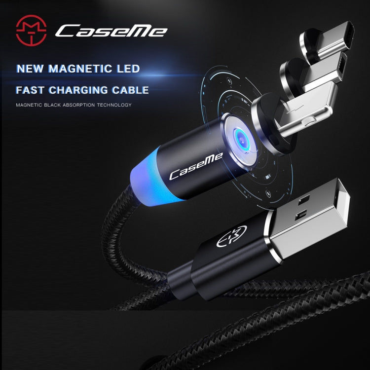 CaseMe 3 in 1 Magnet-Ladekabel Typ C / 8 Pin / Micro USB zu USB für Serie 1, Länge: 1 m Elektroniktrade Switzerland