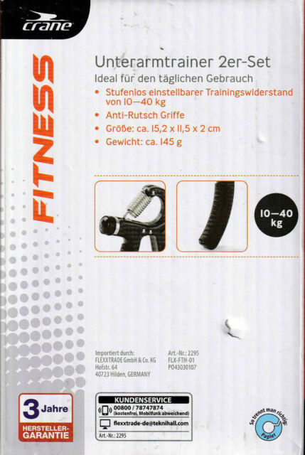crane Unterarmtrainer 2ER-SET Elektroniktrade Switzerland