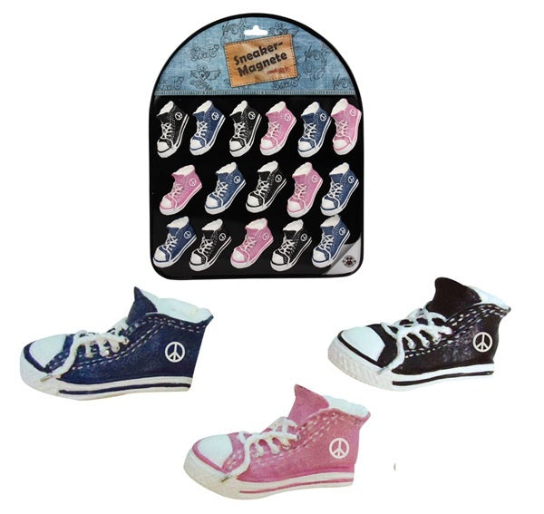DEKO Magnete - Sneakerdesign 3 fach sortiert - ca 5,5cm | #Elektroniktrade.ch#