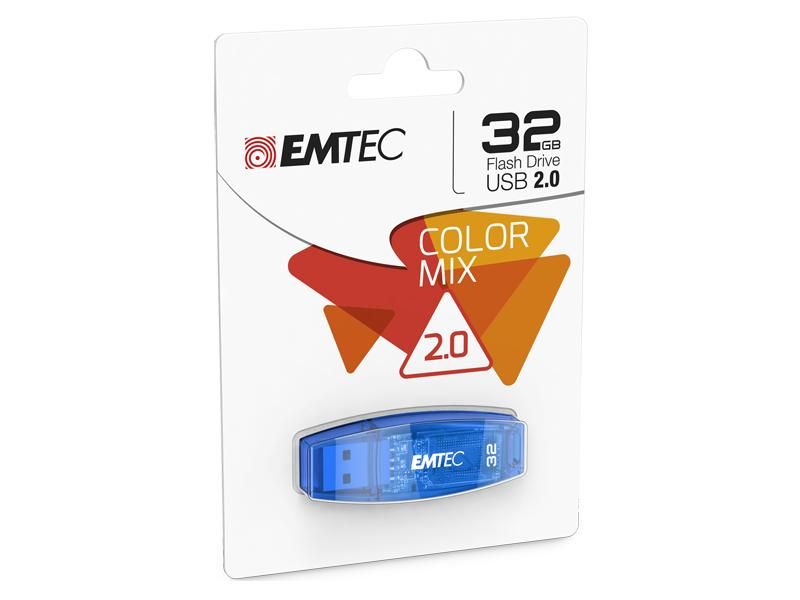 USB FlashDrive 32GB EMTEC C410 (Blau) USB 2.0 | #Elektroniktrade.ch#