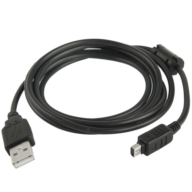 Elektroniktrade 12 Pol USB-Datenkabel der Digitalkamera für Olympus Schwarz Elektroniktrade Switzerland