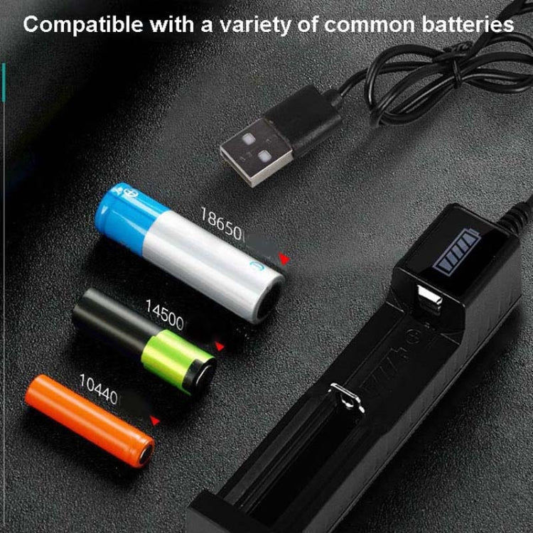 Elektroniktrade 18650 Batterie-Ladegerät mit einem Steckplatzhalter und Taschenlampenfunktion elektroniktrade Switzerland