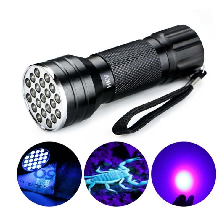 Elektroniktrade 21 LED UV-Taschenlampe LED-Taschenlampe Elektroniktrade Switzerland