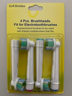 Elektroniktrade 4 Stk Ersatz 3D WHITE Bürstenköpfe für die elektrische Zahnbürste Oral-B EB-18A Elektroniktrade Switzerland