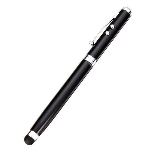 Elektroniktrade 4in1 Kugelschreiber Laser Rot mit Penstift für Tablet & Handy & Lampe Elektroniktrade Switzerland