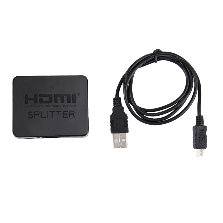 Elektroniktrade 4K HDMI Splitter Full HD 1080p Video HDMI Switch Switcher 1x2 Split Out Verstärker Dual Display für HDTV DVD PS3 Xbox (Schwarz) elektroniktrade Switzerland