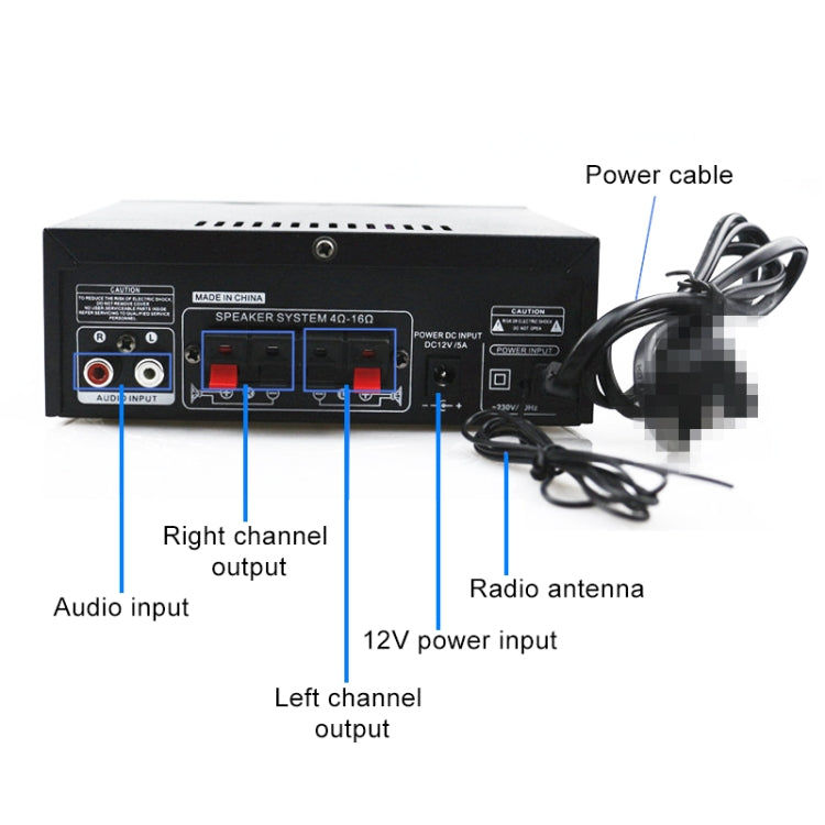 Elektroniktrade Auto-Bluetooth-HIFI-Verstärker Audio-Unterstützung Elektroniktrade Switzerland