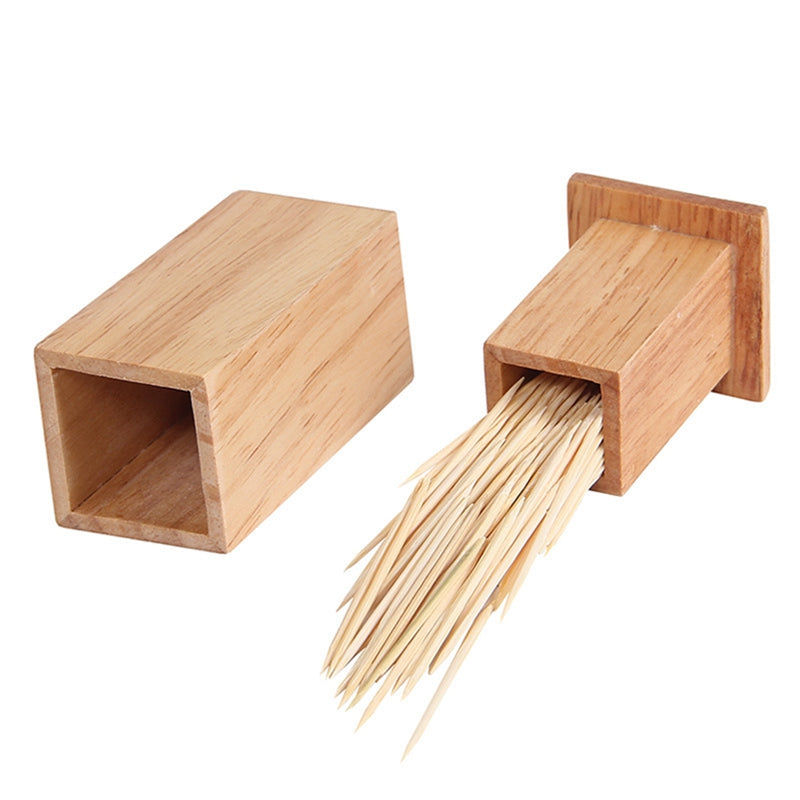 Elektroniktrade Bambus Holz Zahnstocher Halter Elektroniktrade Switzerland