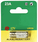 Elektroniktrade Batterie A23, 12V, 28x10mm, Alkaline, 1er-Blister Elektroniktrade Switzerland