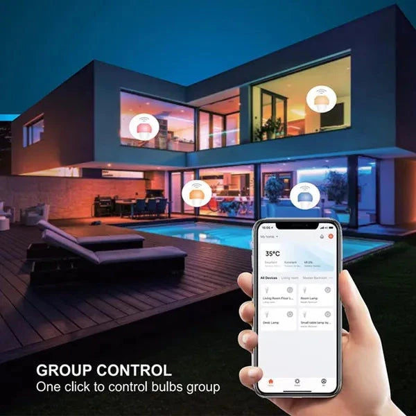 Elektroniktrade E27 Bluetooth Smart Bulb RGB + WW + CW Intelligente Glühbirnen per Tuya APP Elektroniktrade Switzerland