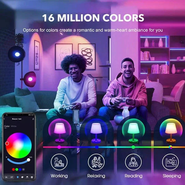 Elektroniktrade E27 Bluetooth Smart Bulb RGB + WW + CW Intelligente Glühbirnen per Tuya APP Elektroniktrade Switzerland