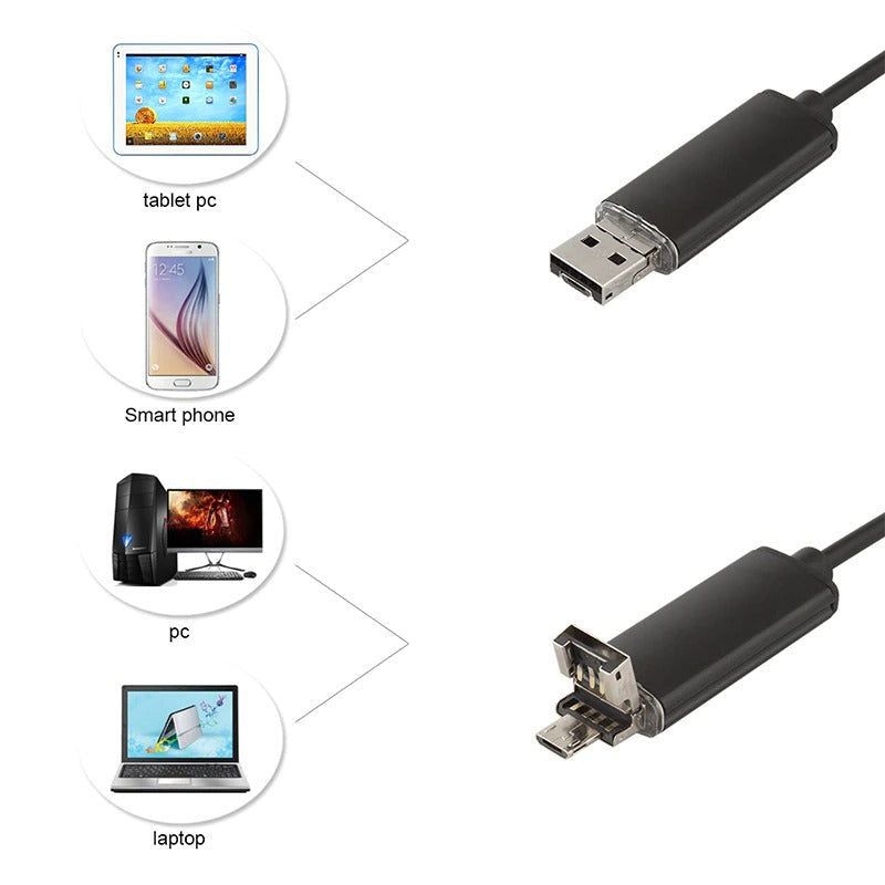 Elektroniktrade Endoskop mit 2M Kabel für Android Phones & Computer elektroniktrade Switzerland