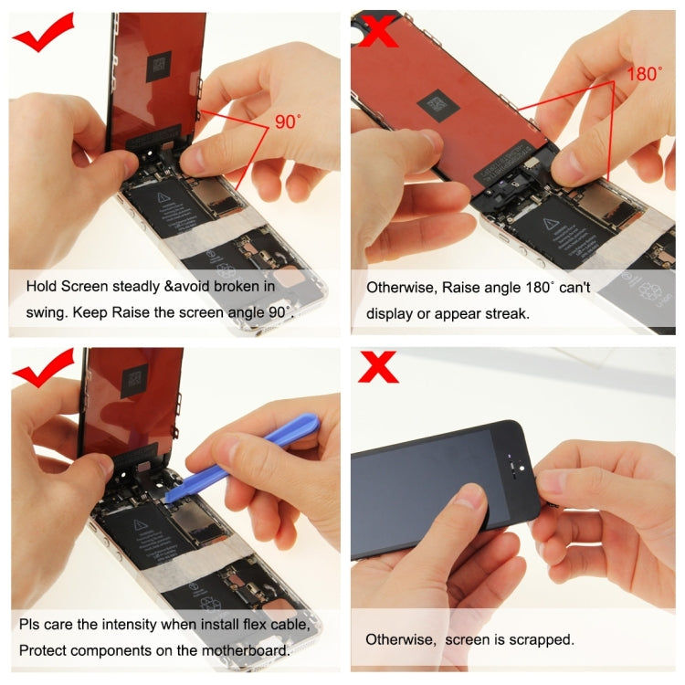 Elektroniktrade Ersatz LCD-Bildschirm und Digitizer-Vollmontage mit Rahmen für iPhone 6s (Weiß) Elektroniktrade Switzerland