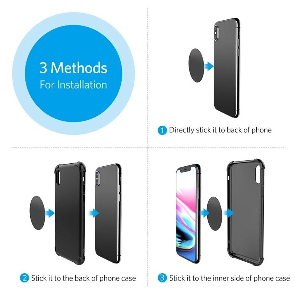 Elektroniktrade Ersatz Plättchen für Magnetische Smartphone Auto Halterungen 30mm Elektroniktrade Switzerland
