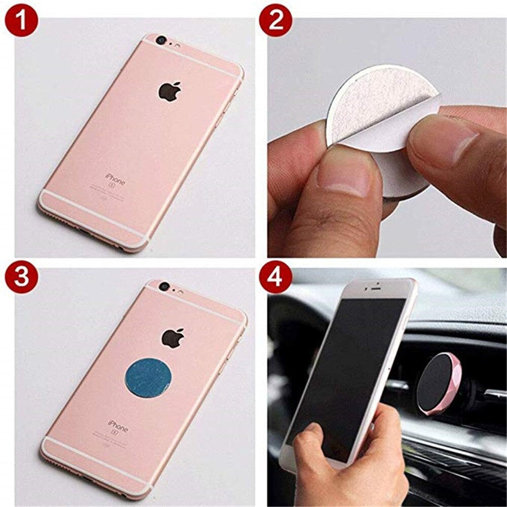 Elektroniktrade Ersatz Plättchen für Magnetische Smartphone Auto Halterungen 30mm Elektroniktrade Switzerland