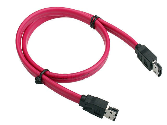 Elektroniktrade eSATA zu eSATA Kabel ca. 50cm Rot Elektroniktrade Switzerland