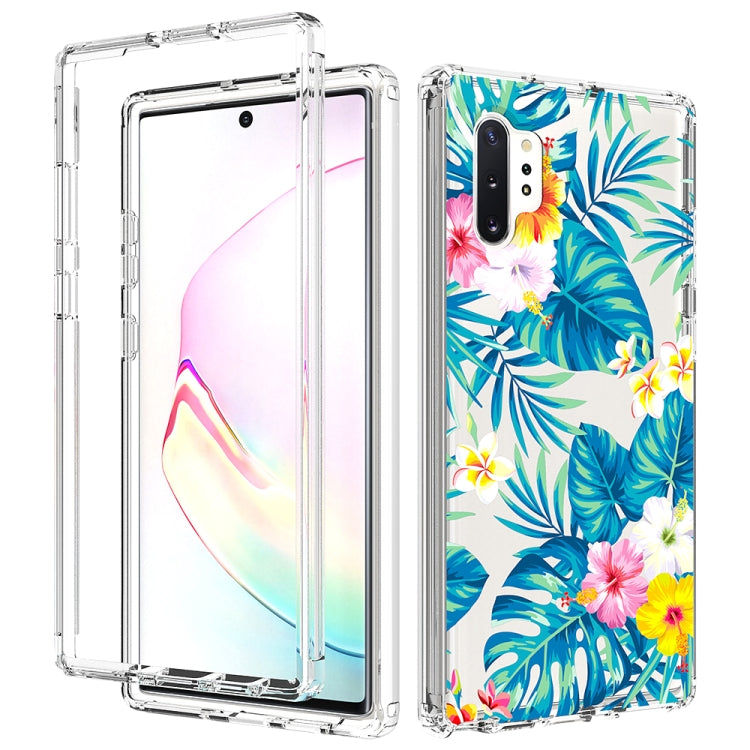 Elektroniktrade Für Samsung Galaxy Note 10 plus 2 in 1 hohe transparente lackierte stoßfeste PC + TPU-Schutzhülle (Bananenblatt) elektroniktrade Switzerland
