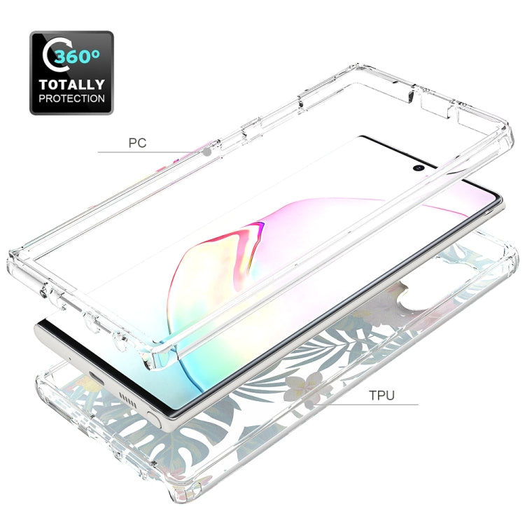 Elektroniktrade Für Samsung Galaxy Note 10 plus 2 in 1 hohe transparente lackierte stoßfeste PC + TPU-Schutzhülle (Bananenblatt) elektroniktrade Switzerland