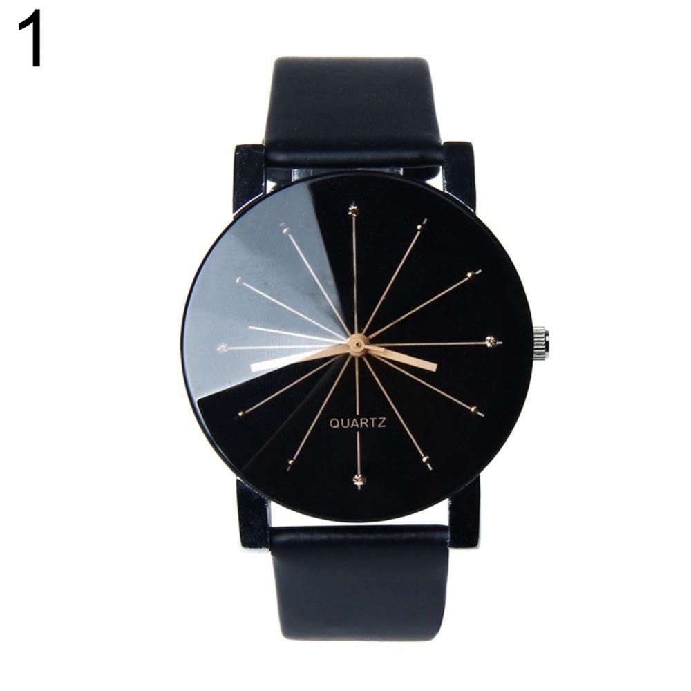 Elektroniktrade Frauen Quartz Uhr mit Kunstlederband Elektroniktrade Switzerland