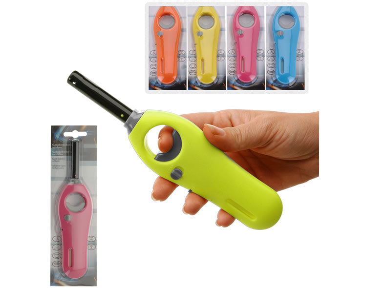 Elektroniktrade Gasanzünder / Stabfeuerzeug nachfüllbar, 19 cm mit Kindersicherung, in 5 modernen Farben Elektroniktrade Switzerland