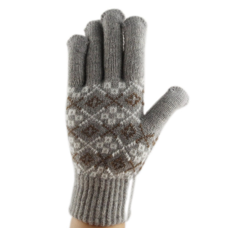 Elektroniktrade Gewebtes dekoratives Muster Fünf Finger Touchscreen-Handschuhe Elektroniktrade Switzerland