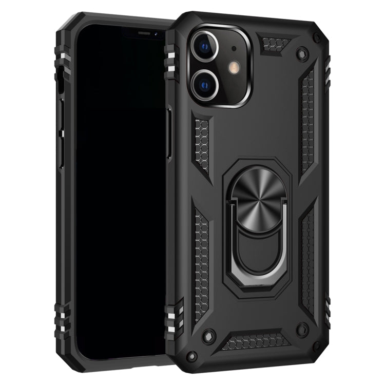 Elektroniktrade iPhone 12 Pro Max Stoßfeste TPU + PC-Schutzhülle mit um 360 Grad drehbarem Halter (schwarz) Elektroniktrade Switzerland