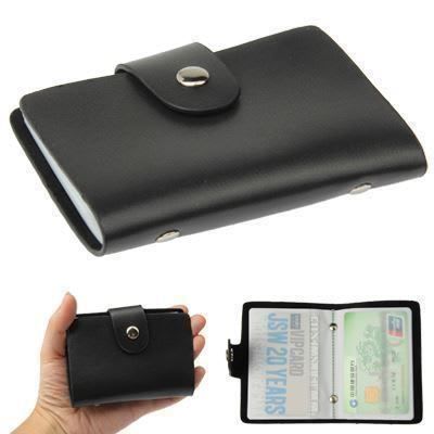 Elektroniktrade Kreditkartenfach Etui für 24 Stück (Schwarz) Elektroniktrade Switzerland