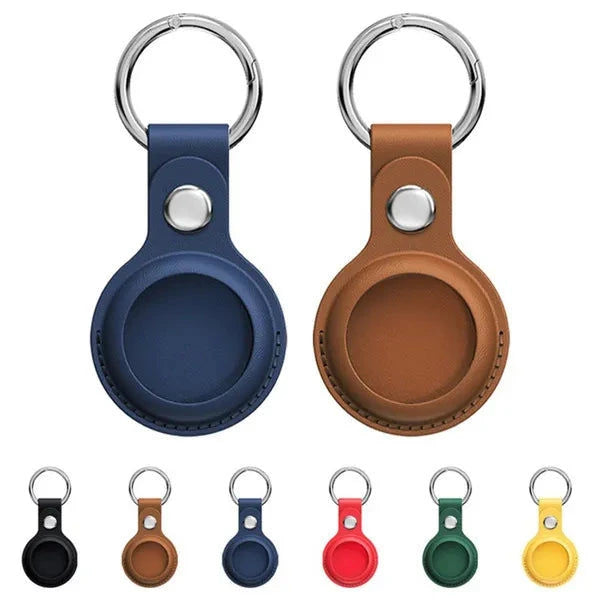 Elektroniktrade Kunstleder Schutzhülle für Apple Air Tag Key Elektroniktrade Switzerland