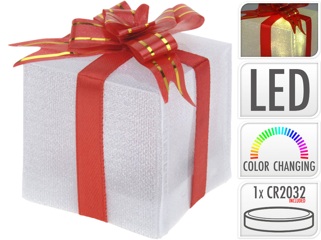 Elektroniktrade LED Deko Geschenk mit Schleife Elektroniktrade Switzerland
