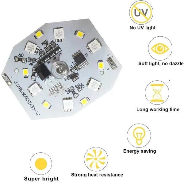 Elektroniktrade LED Effekt Licht im 6er Set mit 2 Fernbedienungen Elektroniktrade Switzerland