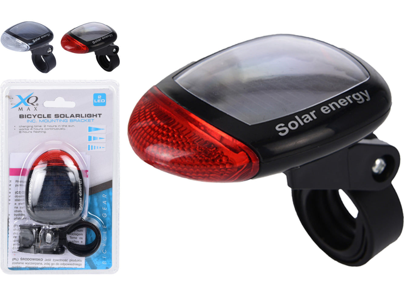 Elektroniktrade LED Solar Fahrradlicht Vorderleuchte Elektroniktrade Switzerland