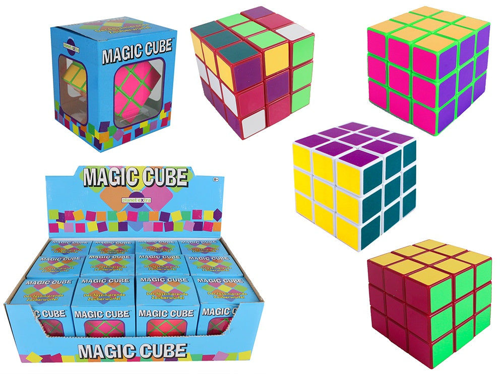 Elektroniktrade Magic Cube Zauberwürfel 3-farbig sortiert ca 5,5cm Elektroniktrade Switzerland