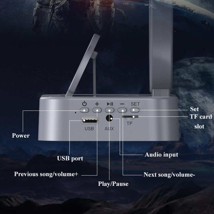 Elektroniktrade Magnetic Levitation Astronaut TWS Bluetooth-Lautsprecher mit RGB-Licht Elektroniktrade Switzerland