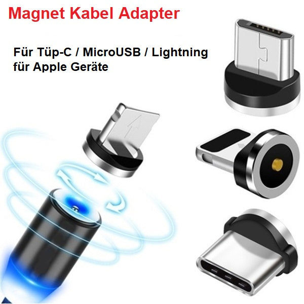 Elektroniktrade Magnetischer Ersatz Ladestecker für Magnetkabel elektroniktrade Switzerland