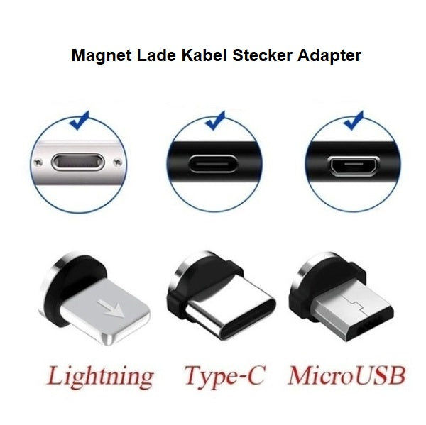 Elektroniktrade Magnetischer Ersatz Ladestecker für Magnetkabel elektroniktrade Switzerland