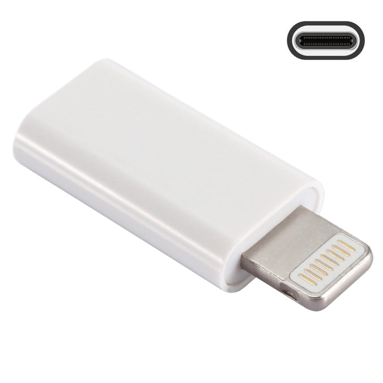 Elektroniktrade Mini ABS USB-C / Type-C 3.1 auf 8 Pin Port Connector Adapter (Weiß) elektroniktrade Switzerland