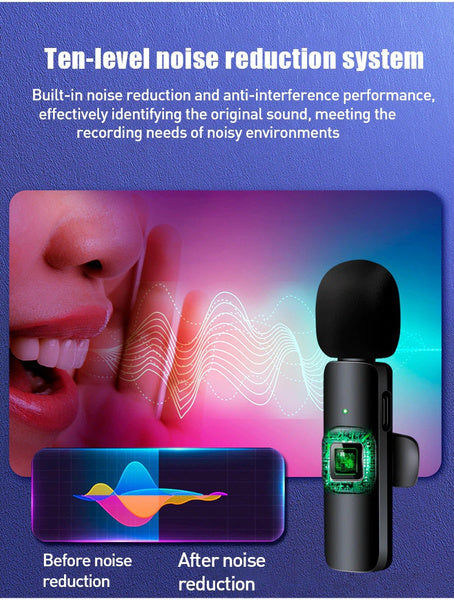 Elektroniktrade Mini-Funkmikrofon für USB-C/Lightning Geräte, 2,4 GHz, 48 kHz Stereo, 10 m Elektroniktrade Switzerland