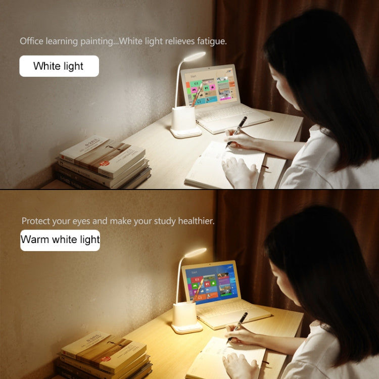 Elektroniktrade Multifunktions-Touch-Schalter USB-Lade-LED-Schreibtischlampe mit Telefonhalter und Stifthalter Elektroniktrade Switzerland