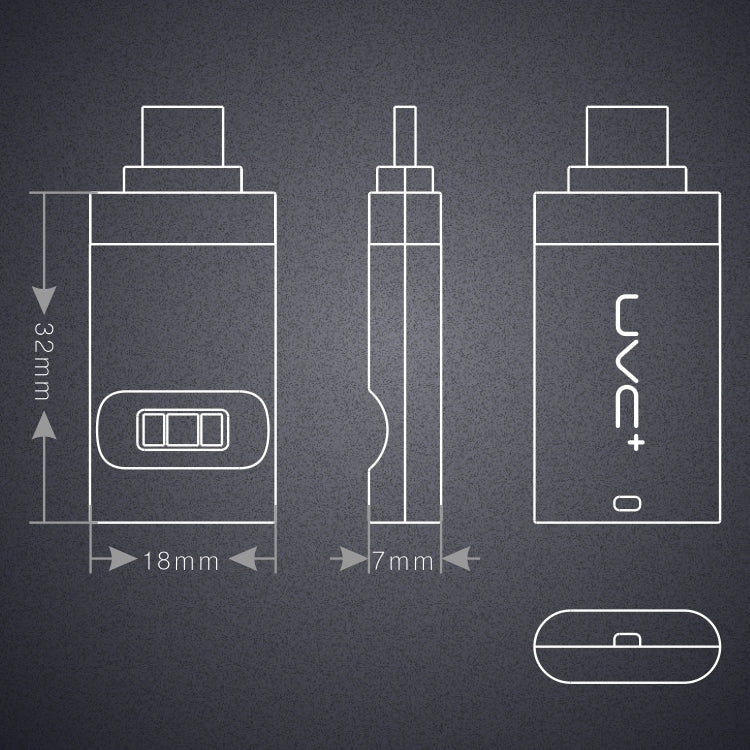 Elektroniktrade Portabler Smartphone UV-Desinfektion Adapter/Keim Töter für iPhone & Android elektroniktrade Switzerland
