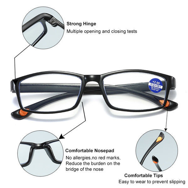 Elektroniktrade Retro Lesebrille für Damen und Herren Superleicht UV400 Schutz Elektroniktrade Switzerland