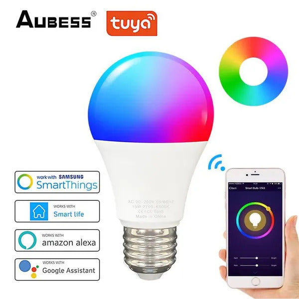 Elektroniktrade Smart WiFi E27 RGBCW LED Glühbirne -Tuya-Elesion-Smart Life- Alexa Kompatibel Elektroniktrade Switzerland