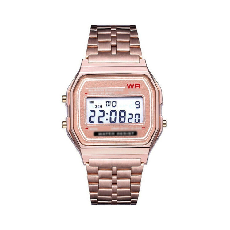 Elektroniktrade Sportuhr LED Digital Waterproof Quartz WristWatch (Rosegold) Elektroniktrade Switzerland